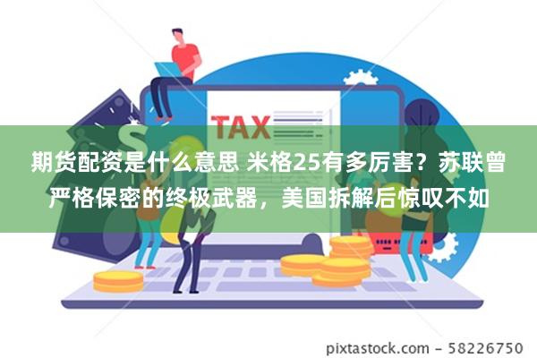 期货配资是什么意思 米格25有多厉害？苏联曾严格保密的终