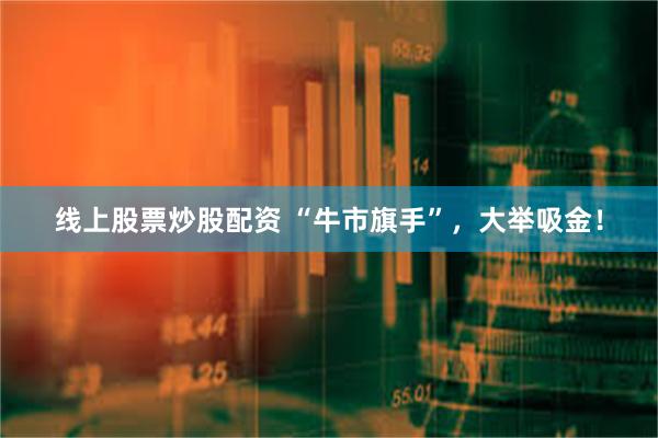 线上股票炒股配资 “牛市旗手”,大举吸金!