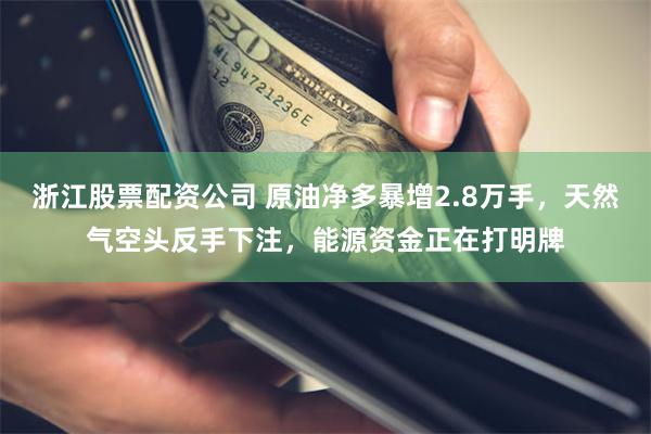 浙江股票配资公司 原油净多暴增2.8万手，天然气空头反手下注，能源资金正在打明牌